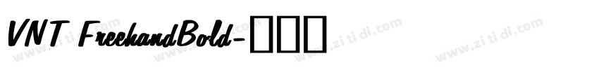 VNT FreehandBold字体转换